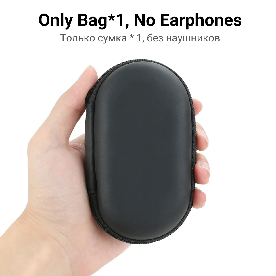 Only Earphone Bag Mijiaer JM21, наушники с проводным басом, наушники-вкладыши, цветная гарнитура, Hifi наушники для iPhone 6, 6 S, Xiaomi, наушники, fone de ouvido - Цвет: Only Earphone Bag