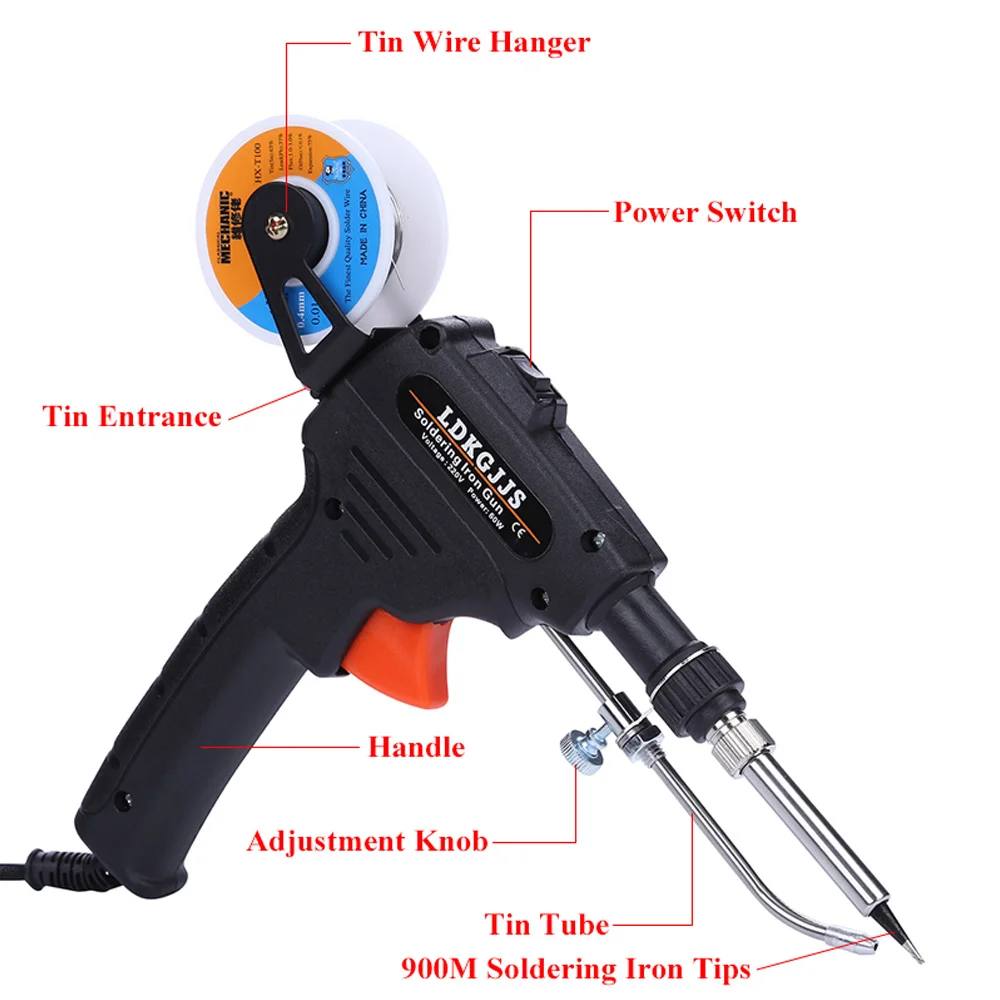 

Electric Soldering Irons 110V/220V 60W Handheld Internal Heating Soldering Iron Automatically Send Tin BGA Welding Tools