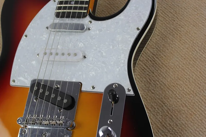 Гитара заводская высшее качество новейшая электрогитара sunburst TL С tele bigsby tremolo 6 15 |