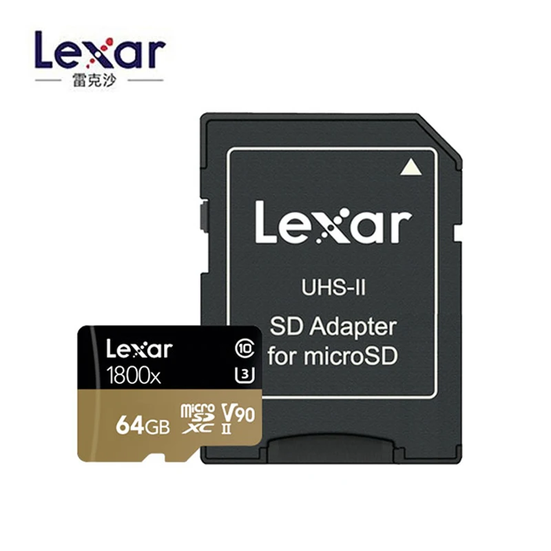 Новинка, Lexar 150 МБ/с./с, 1000x, Micro SD, 32 ГБ, класс 10, 64 ГБ, micro SDXC, 128 ГБ, tf карта памяти, считыватель UHS для дрона, спортивной видеокамеры