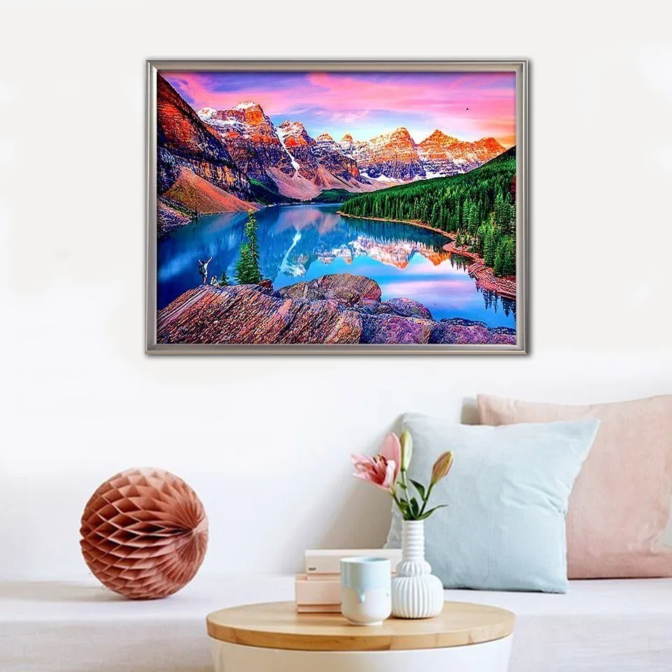 EverShine DIY Алмазная мозаика горный рисунок Стразы 5D алмазная живопись пейзаж Вышивка крестиком Алмазная вышивка распродажа