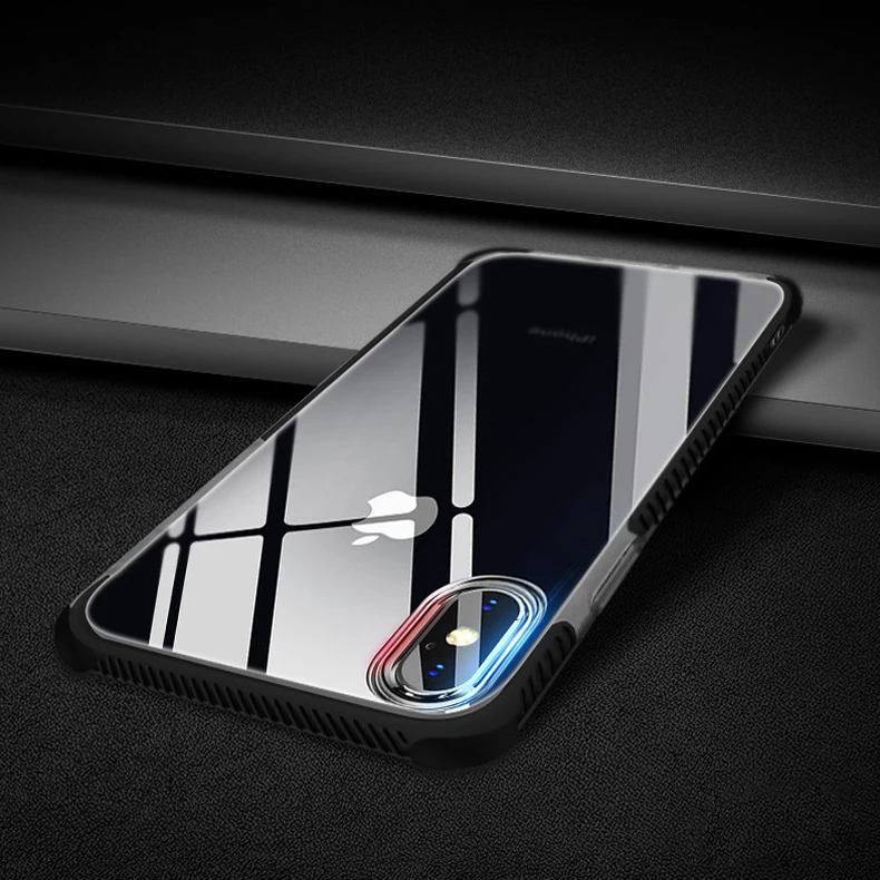 Прозрачный мягкий силиконовый чехол для iPhone X 7 6 S Plus ударопрочный 6S iphone6plus iphone7plus |