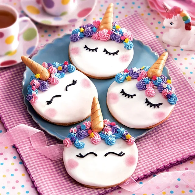 Cartoon Unicorn Cookie Cutter Mould Fondant Cake Biscuit 6