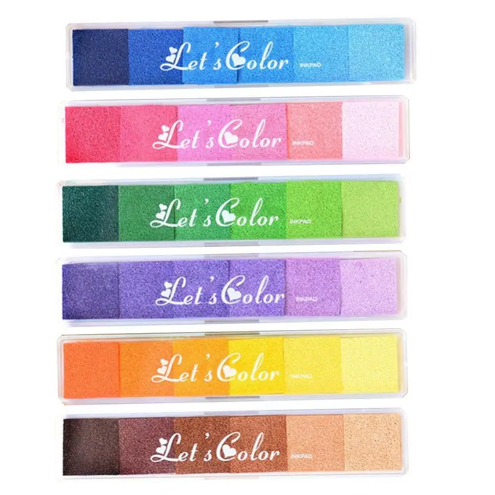 Цветная печать градиентных Рамп цветная для детей рисования пальцами