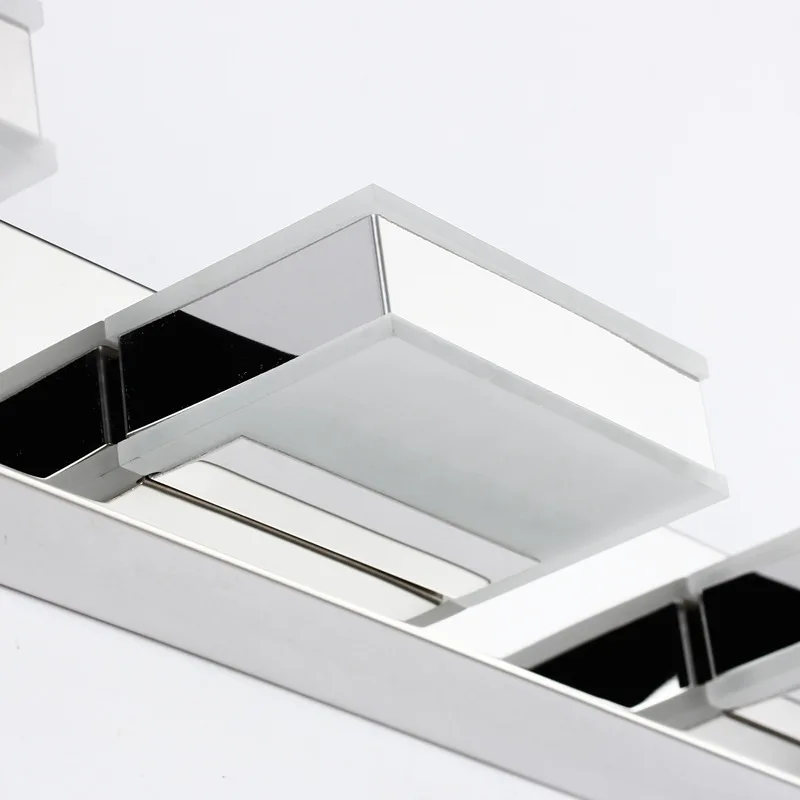 

European style modern minimalist stainless steel bathroom wall lamp toilet personality creative acrylic LED mirror lamp WF1015