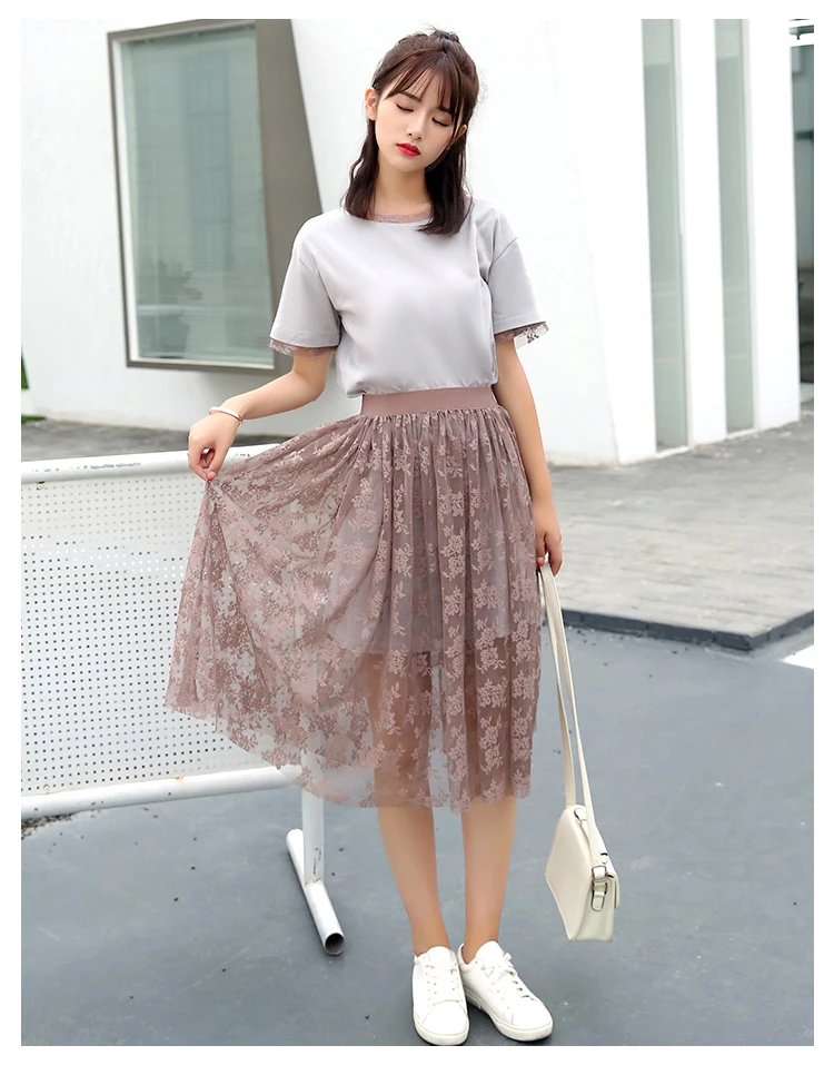 Модные повседневные высококачественные женские длинные футболки Топы + половина