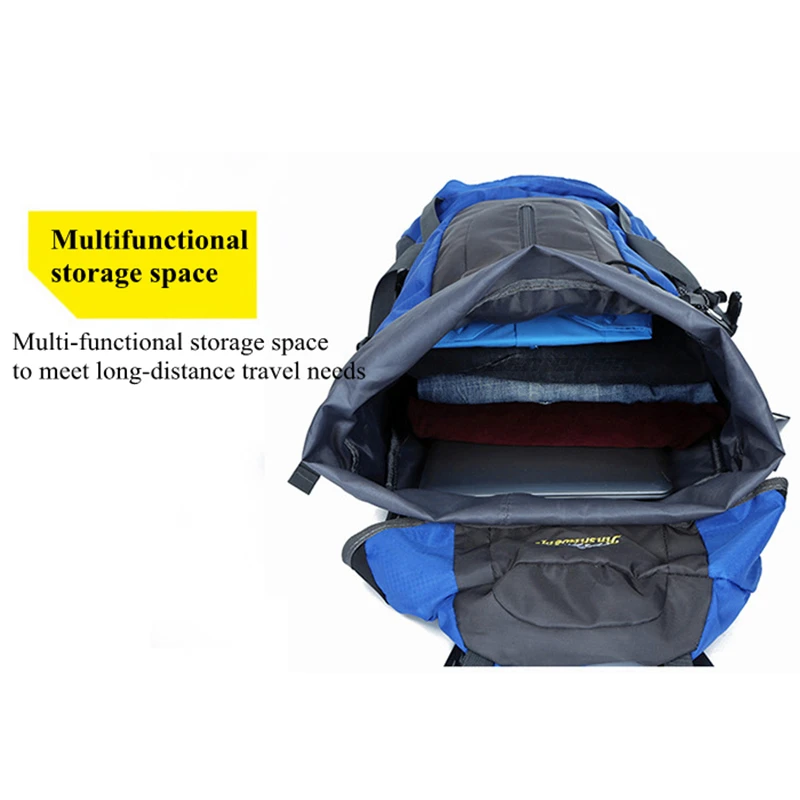 65L Большой Вместительный походный рюкзак водонепроницаемый для альпинизма