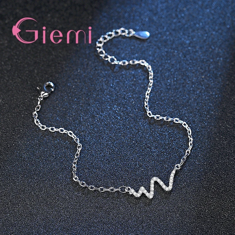 

Luxury Twist Crystal Bracelets Women Wedding Jewelry Trendy Wave Hand Chain Female Silver Color Jewelry Femme Bridal Acces