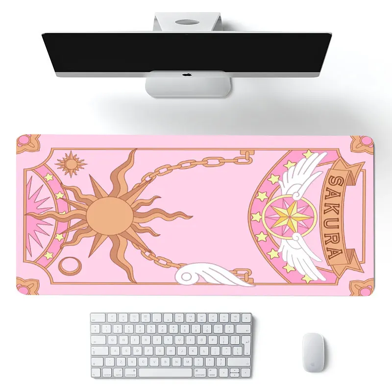 

Anime kawaii Big Mouse Pad Large Rubber Gaming Mat Speed Kawaii XL MousePad Keyboard Locking Edge Otaku Compute mouse pad