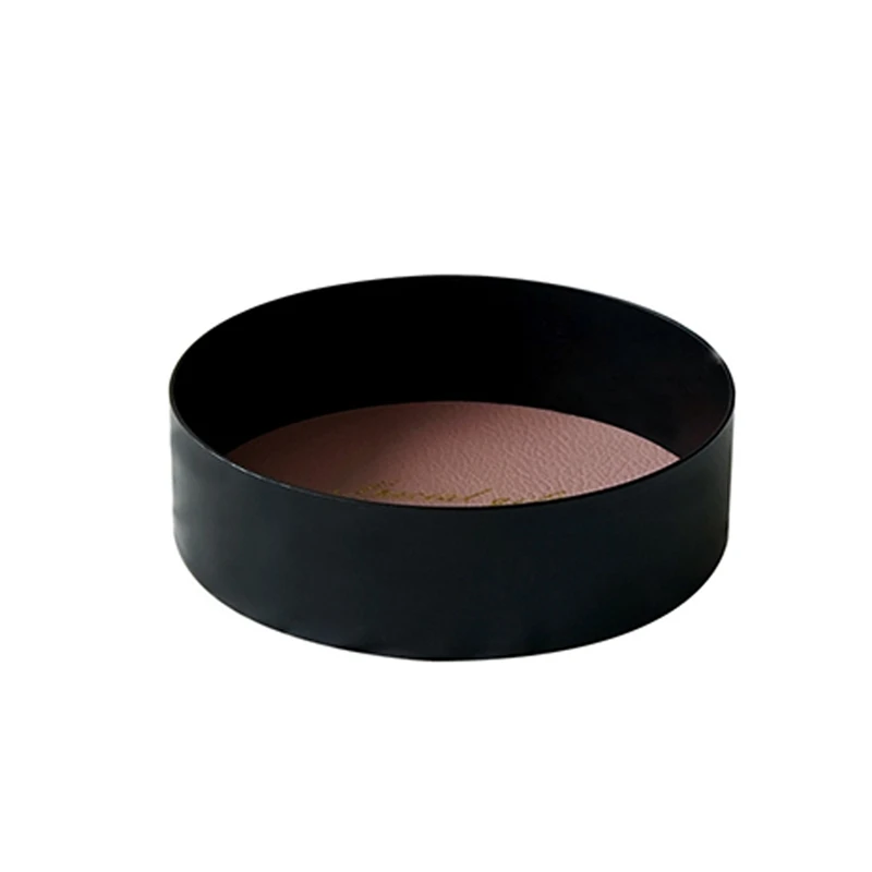 

Storage Tray Shallow Mouth Tray Leather Tray Jewelry Display Tray Desktop Organize Storage Home Decor
