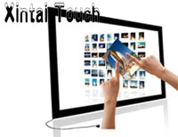 

47" monitor touch panel truly 2 points interactive touch screen frame overlay IR touch screen