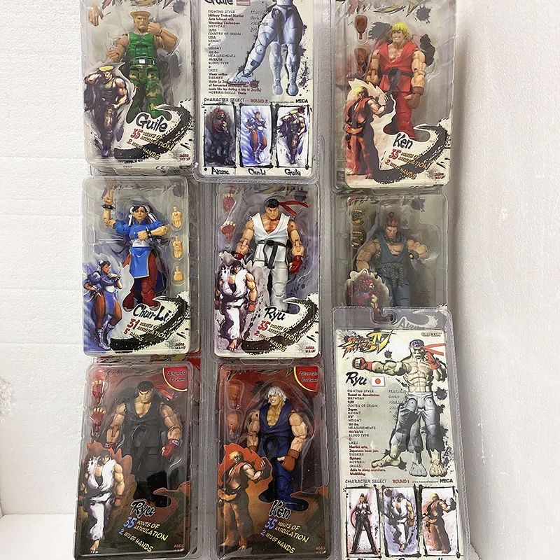 Ryu фигурка Chun Li Ken Hoshi Akuma Chunli Gouki Guile экшн Фигурки Игрушка NECA кукла подарок|Игровые