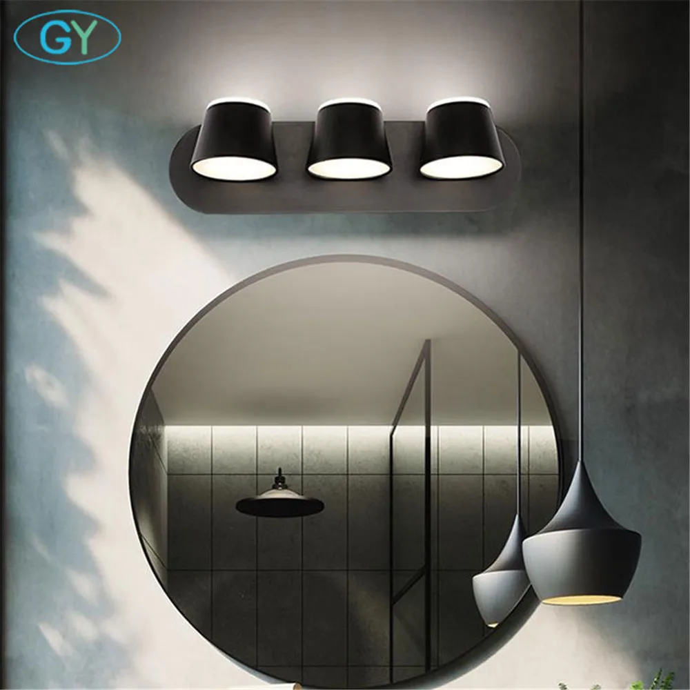 Скандинавский вверх вниз светодиодный зеркальный светильник туалетный столик