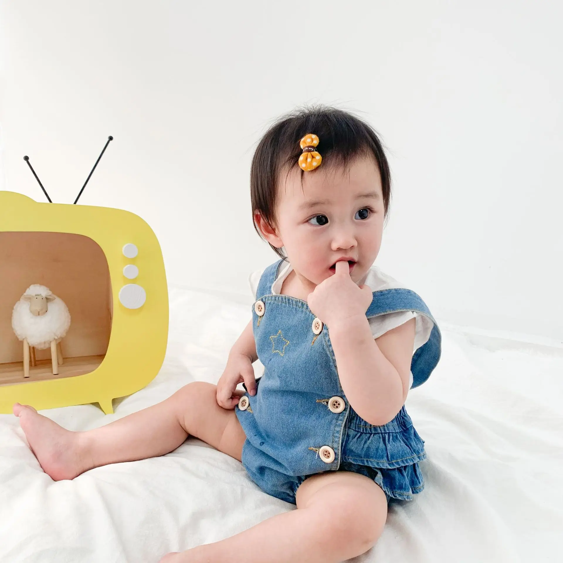 

Toddler Baby Rompers Fashion Denim Overall for Girl Newborn Baby Boy One Piece Jumpsuits Summer Baby Kids Clothing 2020 New