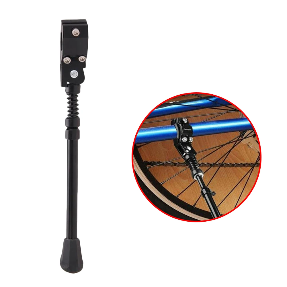 

New Adjustable Bicycle Kickstand Mountain Bike MTB Aluminum Side Rear Kick Stand Bicycle Accessories