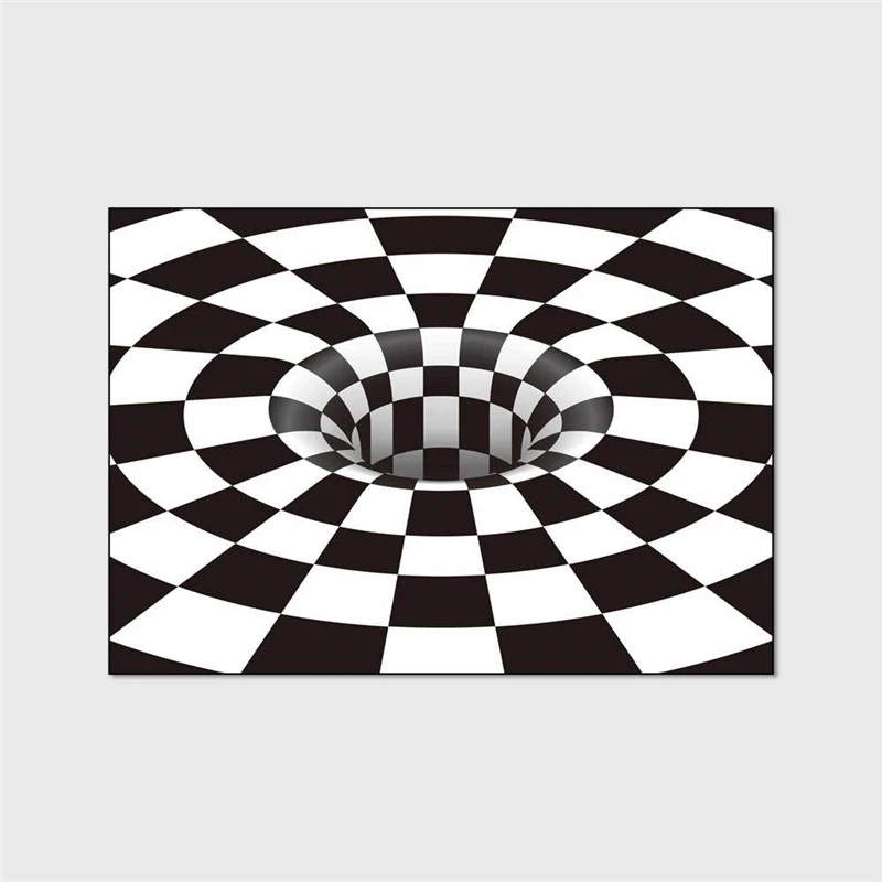 Современный мягкий коврик с геометрическим 3D рисунком ковры для гостиной