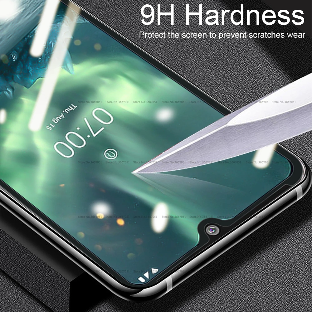 Закаленное стекло с полным покрытием для Nokia 2 3 6 7 8 1 9 4 Plus 9H Защита экрана