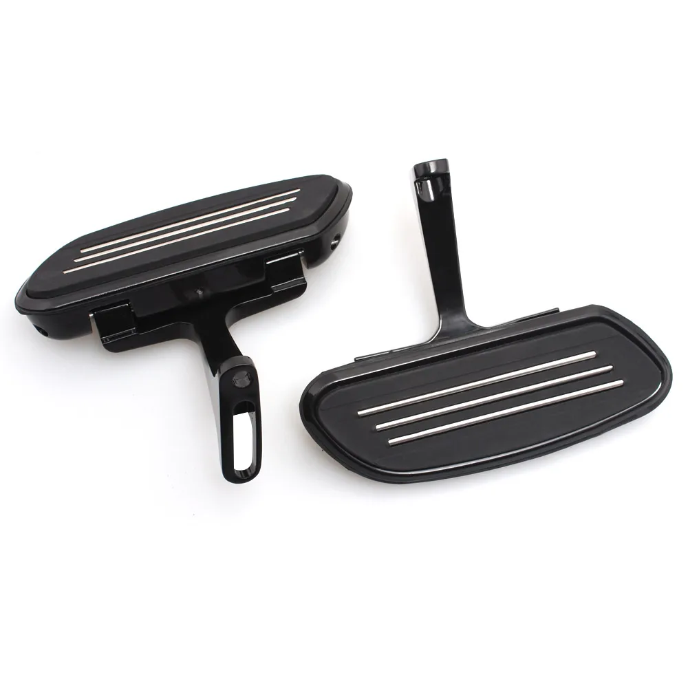 Черная моторная Подножка для пассажирской педали алюминиевые Задние подножки с