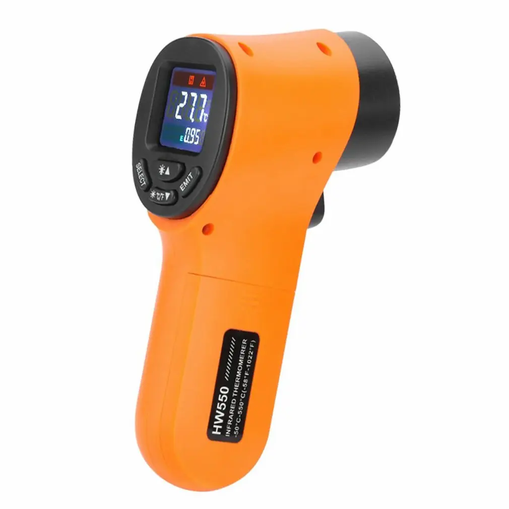 

2021 Hot Sale HW570 Non-contact Digital Infrared Thermometer LCD Display Laser Temperature Meter IR Temperature Gun Instruments
