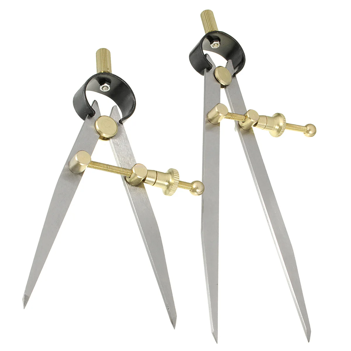 

4/6inch Scriber Divider Leather Craft Rotating Scratch Stitch Hole Leathercraft Compasses Measure DIY Sewing Handmade Tools