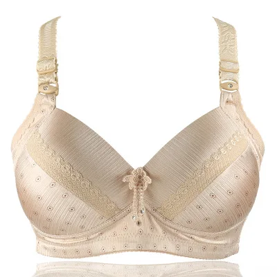 Apricot 1 Luckymily, большие размеры 36-44, BC, женские бюстгальтеры, пуш-ап, бюстгальтер, нижнее белье, беспроводной бюстгальтер, для девушек, сексуальный, без косточек, нижнее белье, 6 цветов - Цвет: Apricot 1