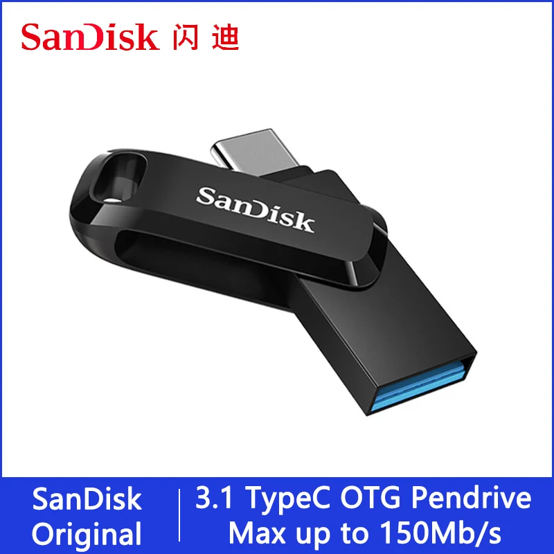 USB флеш накопитель SanDisk OTG 3 1 Type C 32/64/256/512/128/256 ГБ|USB флэш-накопители| |
