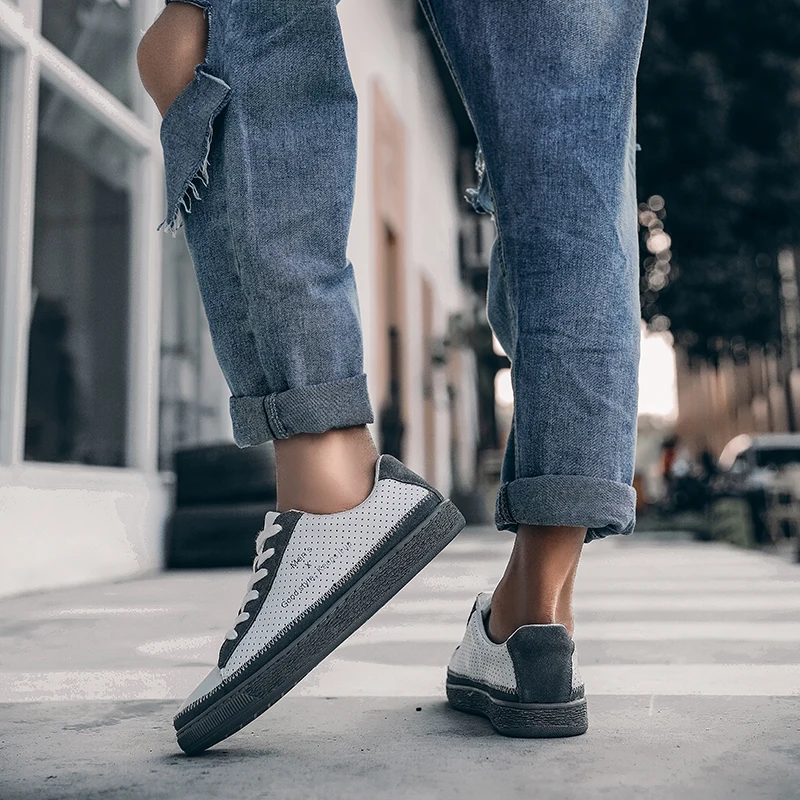 Мужская повседневная обувь модные кожаные туфли для вождения роскошные