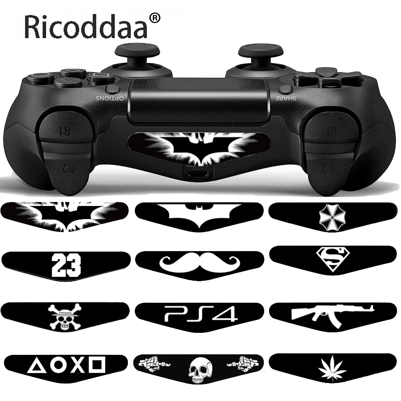 Популярные пользовательские 40 шт для PS4 игры свет бар Виниловые наклейки