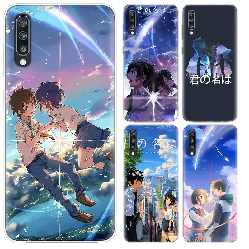 

Your Name Kimi no Na wa Case For Samsung Galaxy A50 A51 A70 A71 A41 A31 A21 A11 A30 A40 A20 A10 A10E A20E Transparent Cover