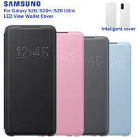 For Original Samsung Galaxy S20 S20+ S20Ultra 5G Clamshell LED Smart Sleep Case Protective Case All-Inclusive Anti-Fall