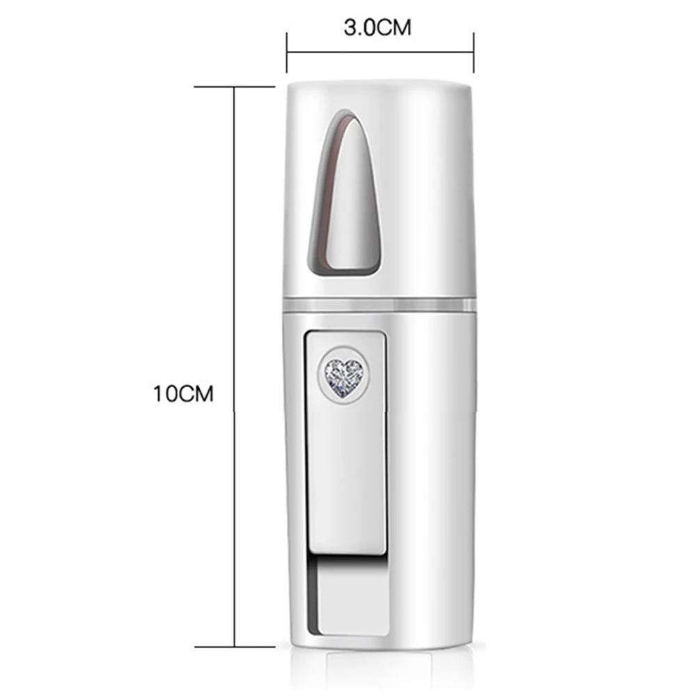 Портативный наномист увлажняющий USB Перезаряжаемый увлажнитель для лица пароварка