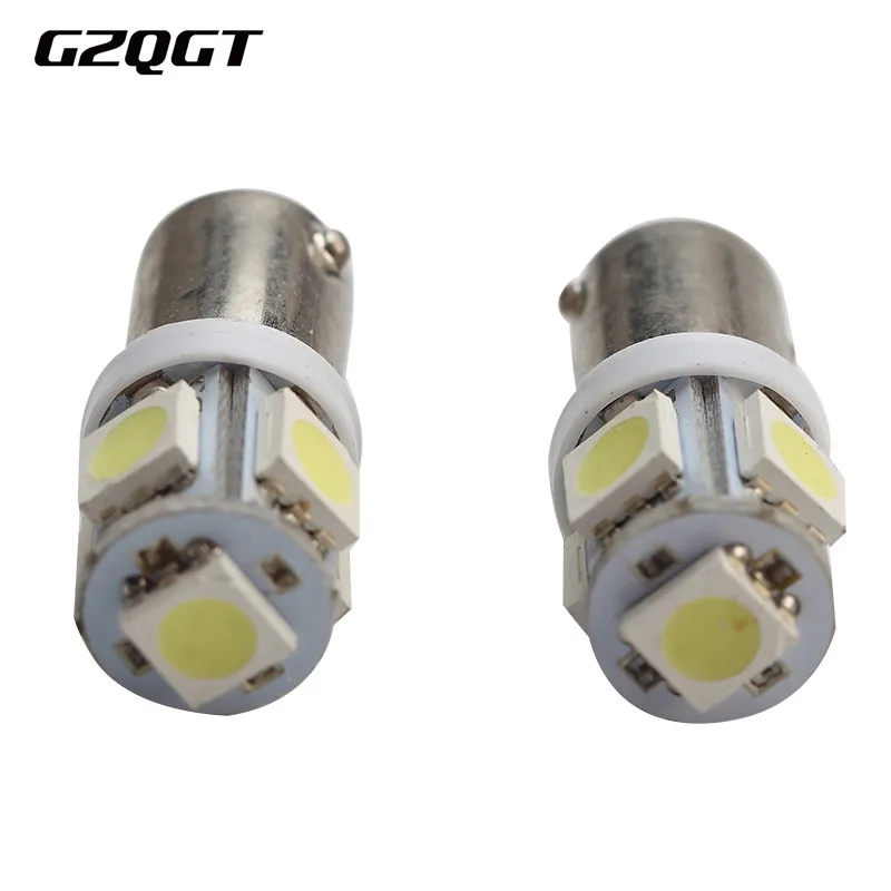 100pcsT11 BA9S Turn Signal License Plate Bulb 5050 5SMD LED White Lights Car Light Source DC24V Lamp T4W 3886X H6W 363 | Автомобили и