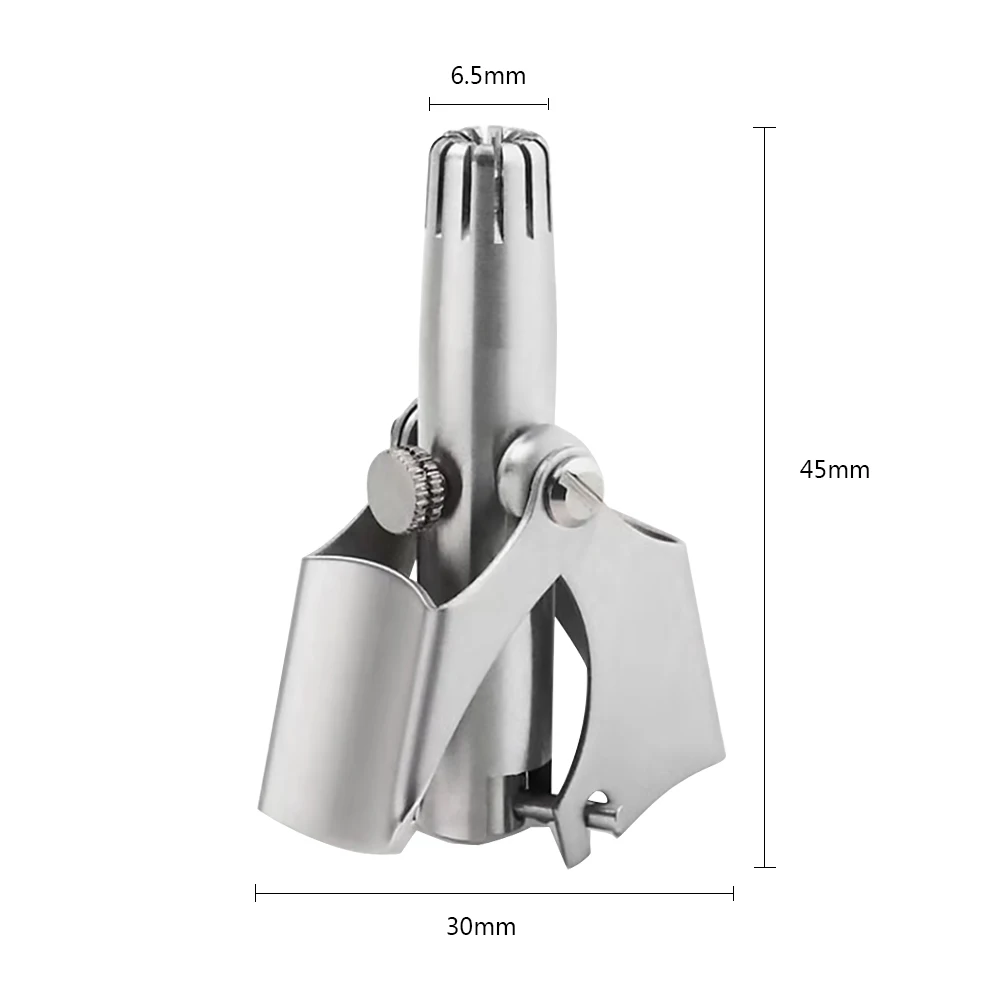 

New Stainless Steel Manual Nose Trimmer For Shaving Nose Ear Hair Trimmer Shaver Face Care For Man Washable Device Dropshipping