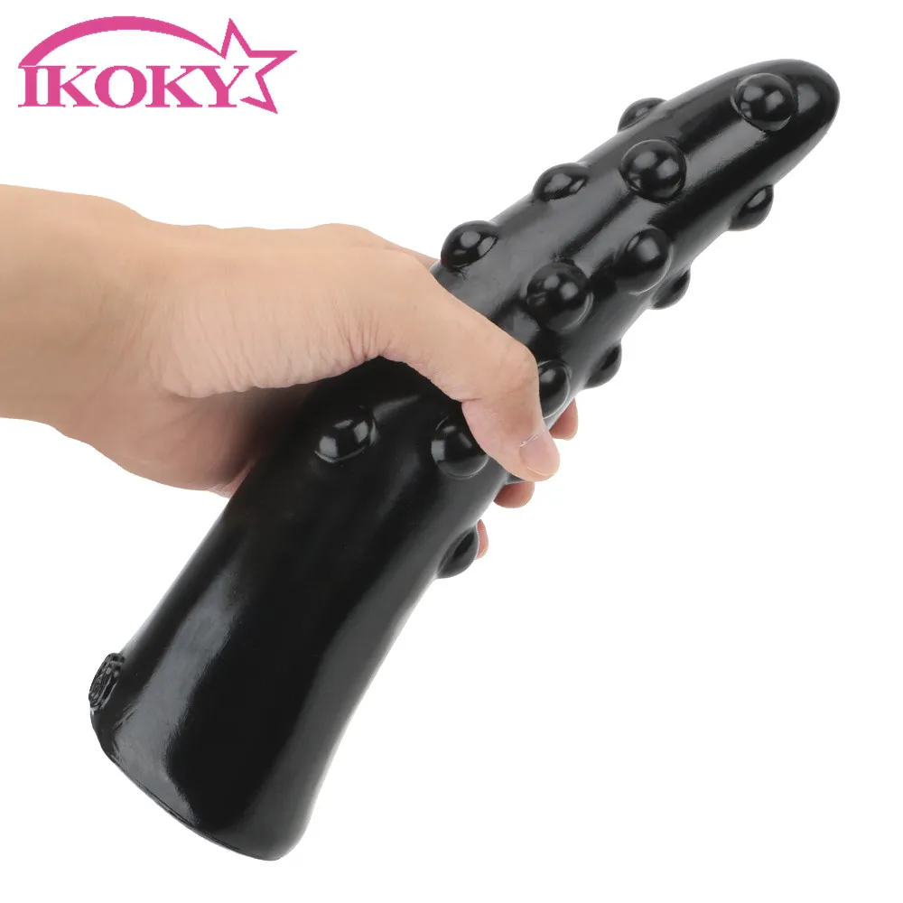 IKOKY большая Анальная пробка фаллоимитаторы искусственные частицы интимные
