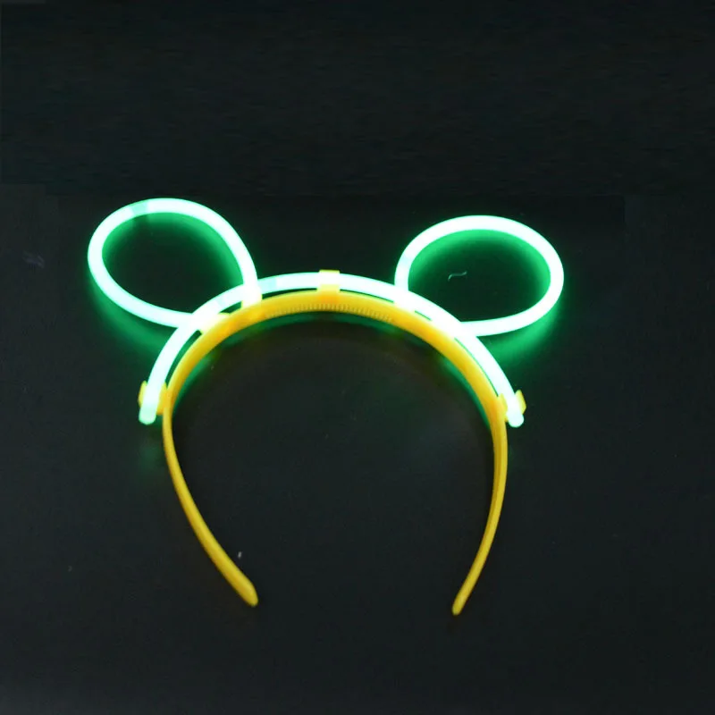 Сделай Сам блестящие светящиеся палочки повязка с кроликом флуоресцентный