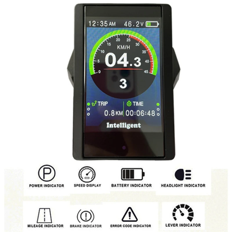 

850C Display Meter Control Panel for Electric Bicycle BBS02 and BBSHD Mid Drive Motor