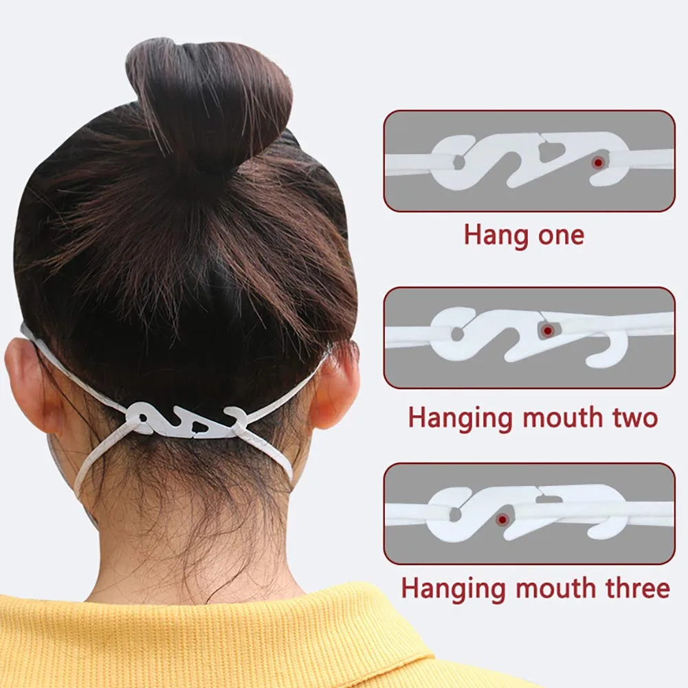 

Adjustable Hooks For Masks Anti-Slip Protection Mask Ear Grips Extension Hook Retainer for Mouth Face-Mask accroche masque c1