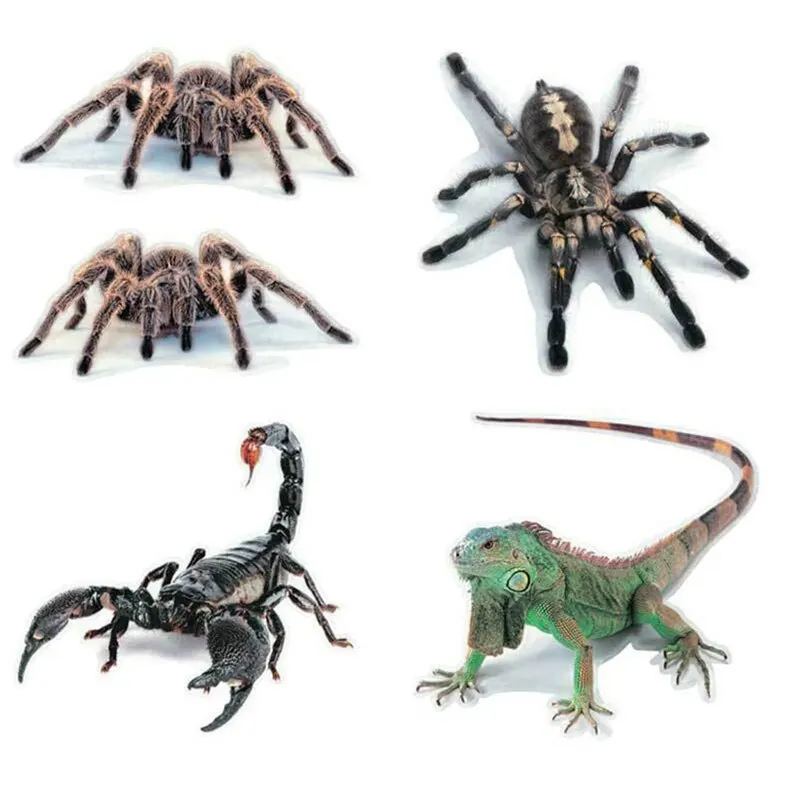 

2021 3D Spider Animal Sticker Creative Personality Scorpion Lizard Decal Front Bumper Trim Car Styling Auto Exterior Stickers