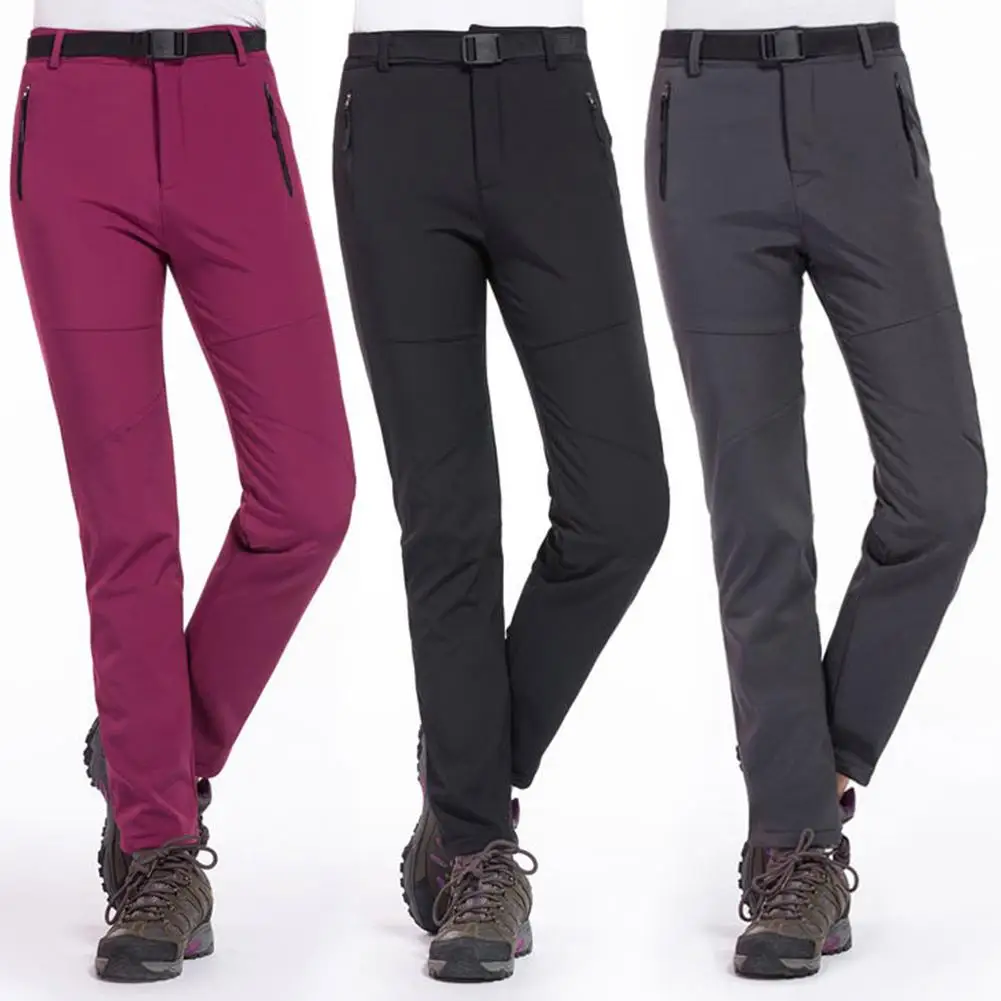 Женские зимние быстросохнущие брюки для треккинга альпинизма толстые теплые