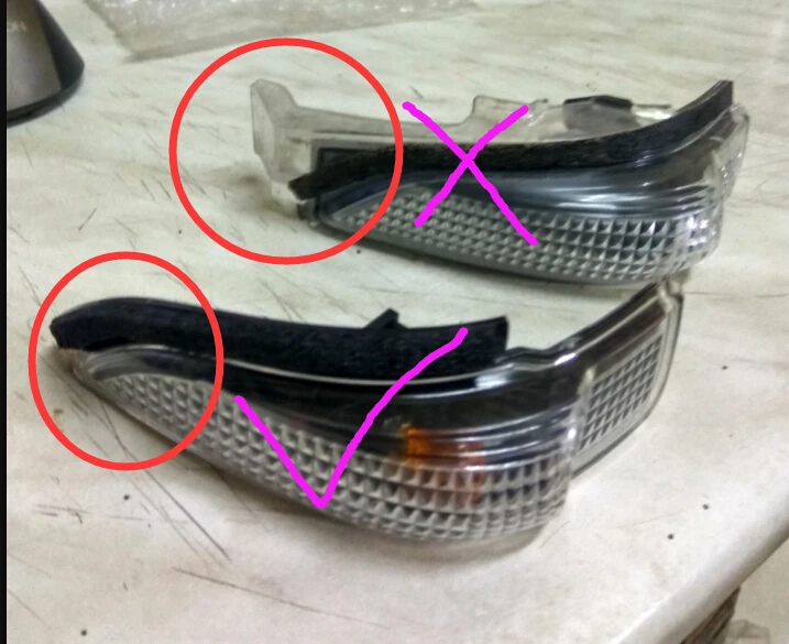 CAPQX 2 шт. указатель поворота бокового зеркала светильник индикатор мигание лампы