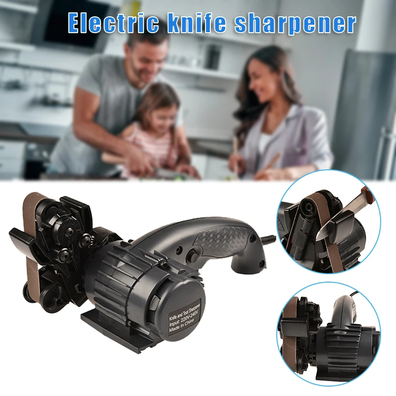 Ручная электрическая точилка для ножниц кухонная с регулируемой скоростью и