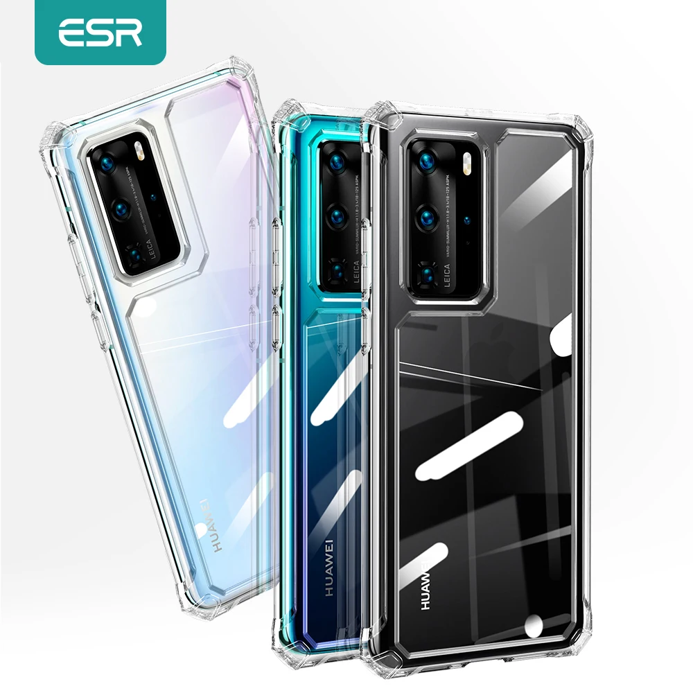

ESR Case for HUAWEI P40 P40 Pro Ultra Crystal Clear Cover Ultra Thin Transparent Phone Case Shockproof for Huawei Airbag Case