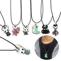 hot hollow knight necklace cartoon game metal octopus pendant chokers wanderer men women charms jewelry accessories gifts kolye