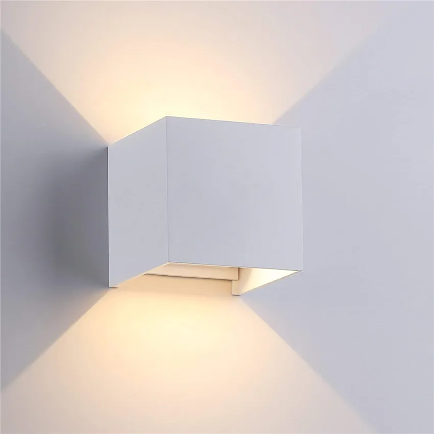 Настенный светодиодный светильник в скандинавском стиле алюминиевые комнатные