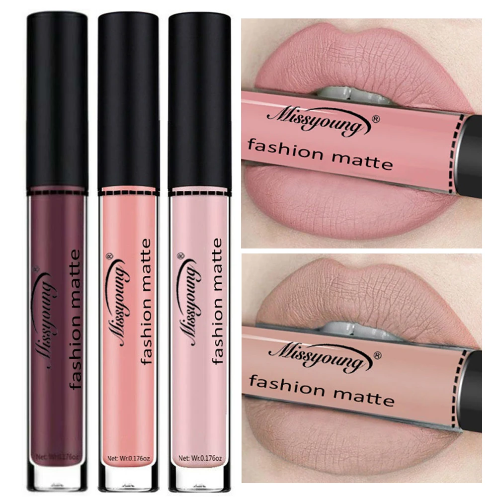 Корейский водонепроницаемый стойкий жидкий матовый блеск для губ | Красота и