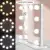 3 цвета светодиодный макияж зеркало светильник лампочки Голливуд косметическое светильник с регулируемой яркостью настенное зеркало лампы 2,4,6,10,12 лампы Комплект для гардеробной - изображение
