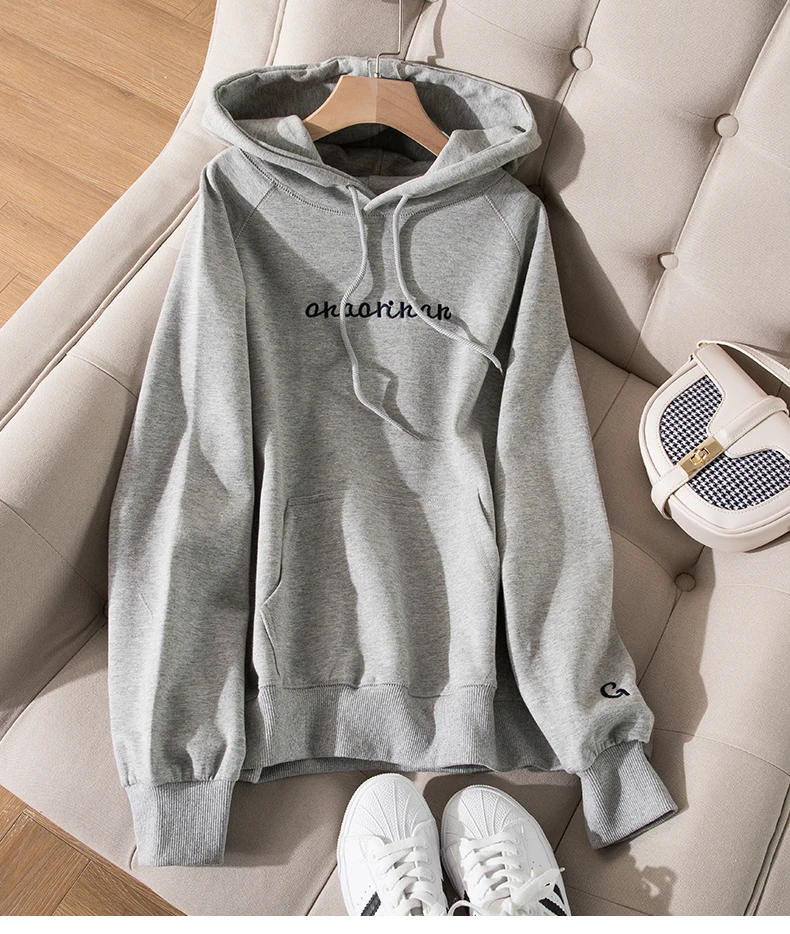 

Asian S-2xl Womens Sweatshirts Spring Autumn Female Hoodies Long Sleeve Straight Pullovers Comfortable Ladies Top Clothes 3