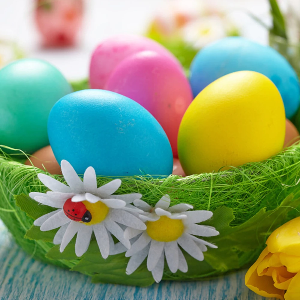 12 шт. в упаковке для фотосъемки Христос воскрес с пасхальными яйцами елка
