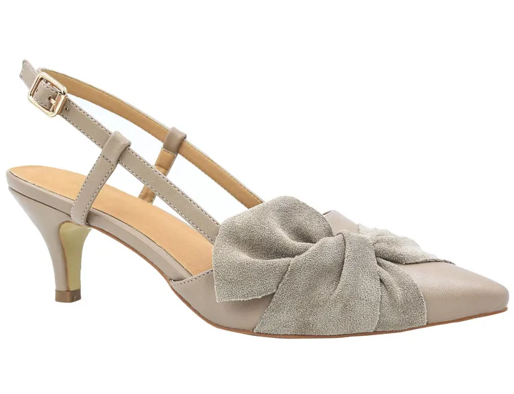 beige1 MaxMuxun/женские туфли-лодочки на высоком каблуке с острым носком; стиль; женские модельные туфли с бантом-бабочкой для офиса - Цвет: beige1
