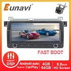 Автомагнитола Eunavi, 8,8 дюйма, Android, мультимедийный плеер для BMW E46 M3 Rover 3 серии, GPS, аудио, HD экран, DSP RDS, встроенный Carplay